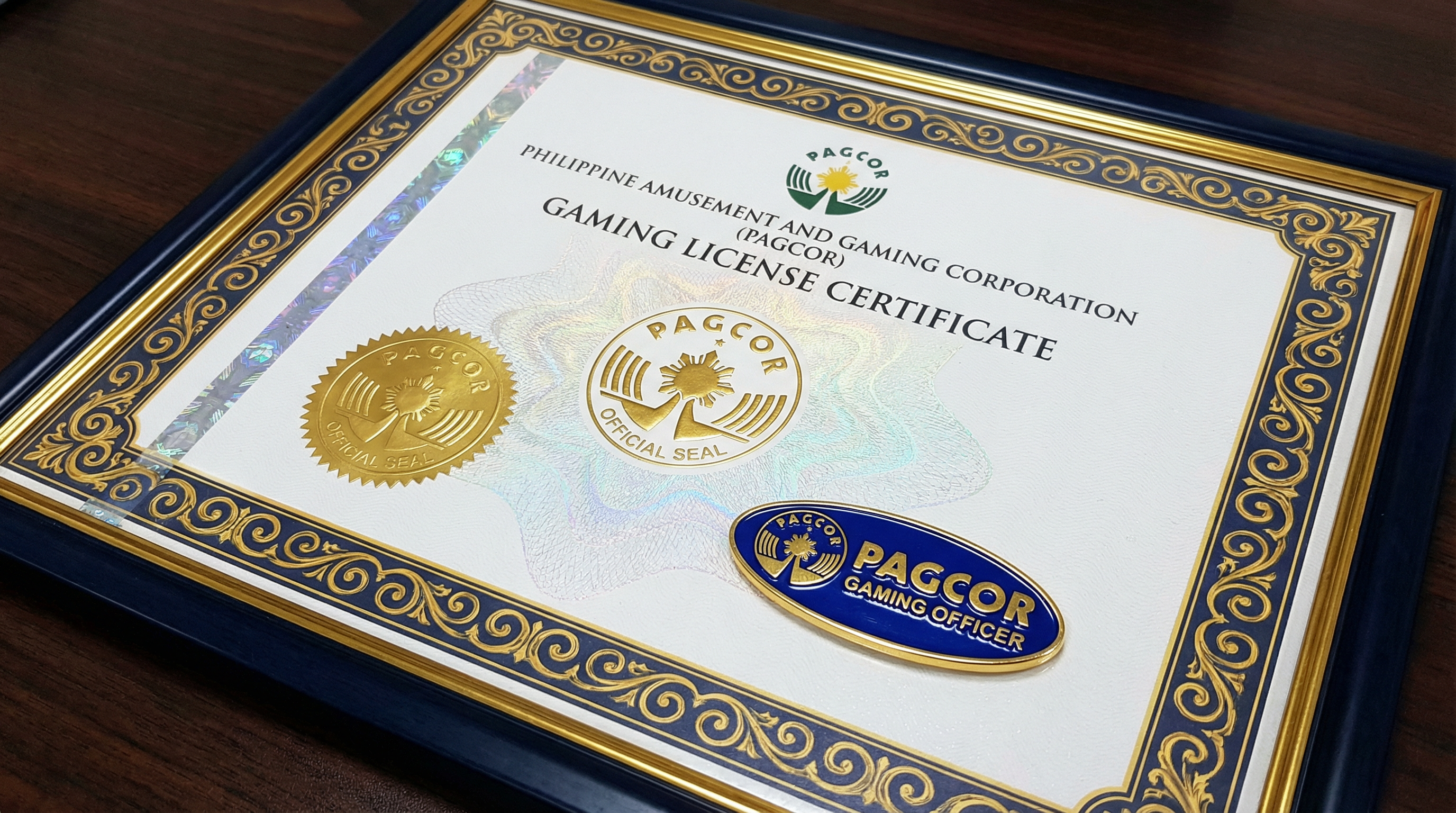 菲律宾PAGCOR博彩牌照证书 - 星空体育合法运营授权